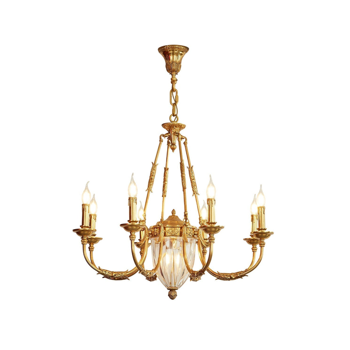 Candelabro de latão Valerix