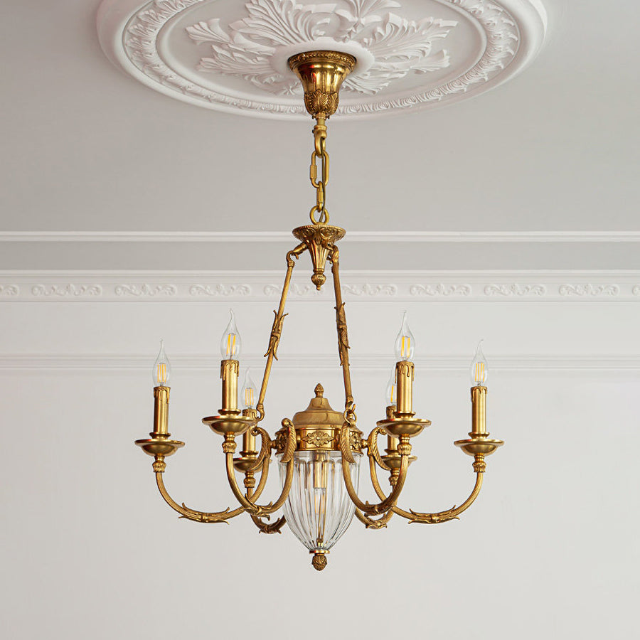 Candelabro de latão Valerix