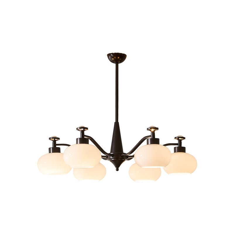 Althaen elegant vintage-lysekrone i glas