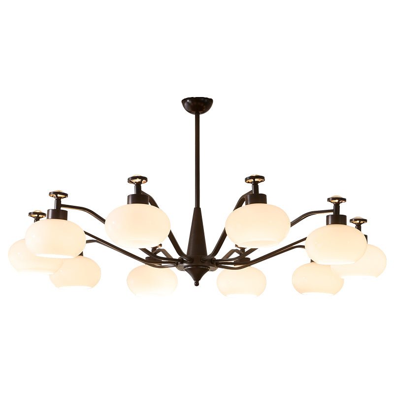 Althaen elegant vintage-lysekrone i glas