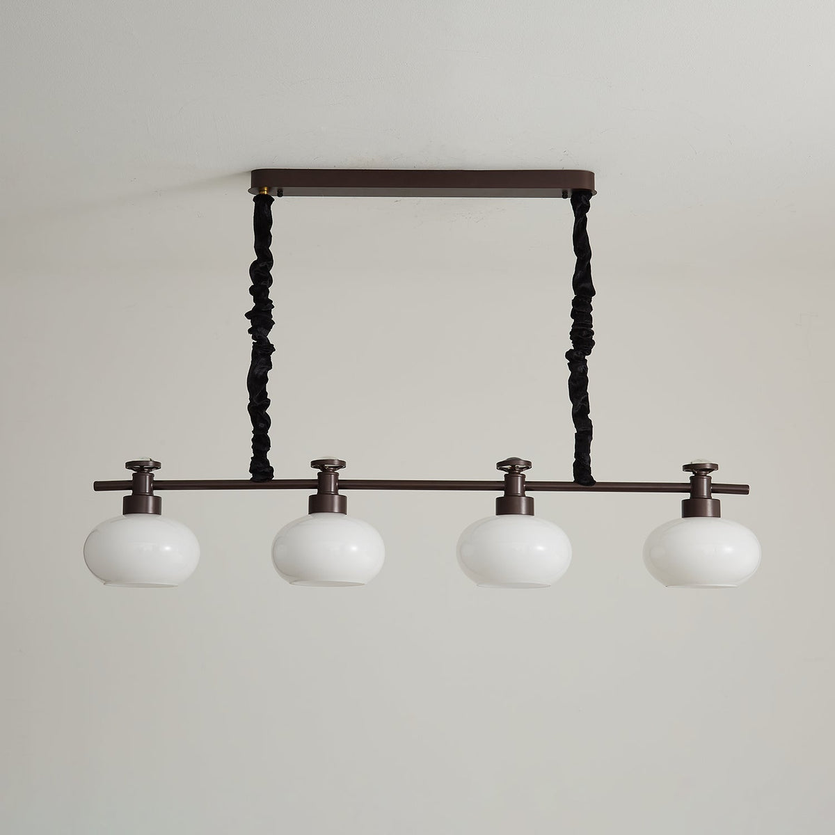 Althaen elegant vintage-lysekrone i glas