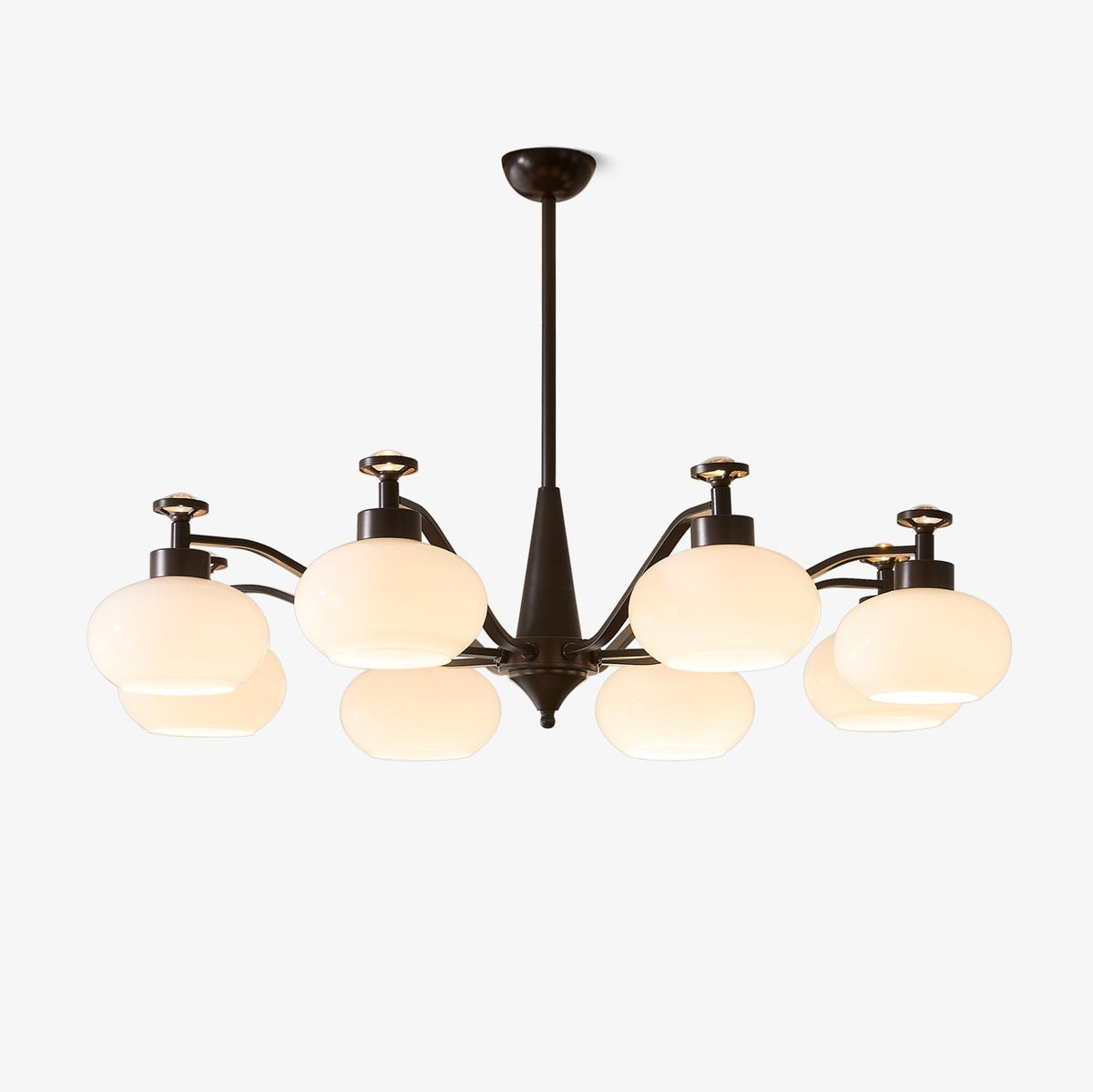 Althaen elegant vintage-lysekrone i glas