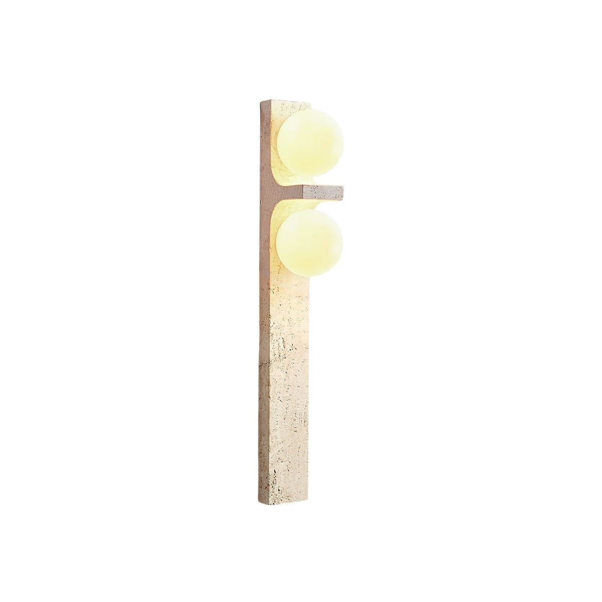 Eirikuvys Organisk Modern Minimalistisk Vägglampa i travertin