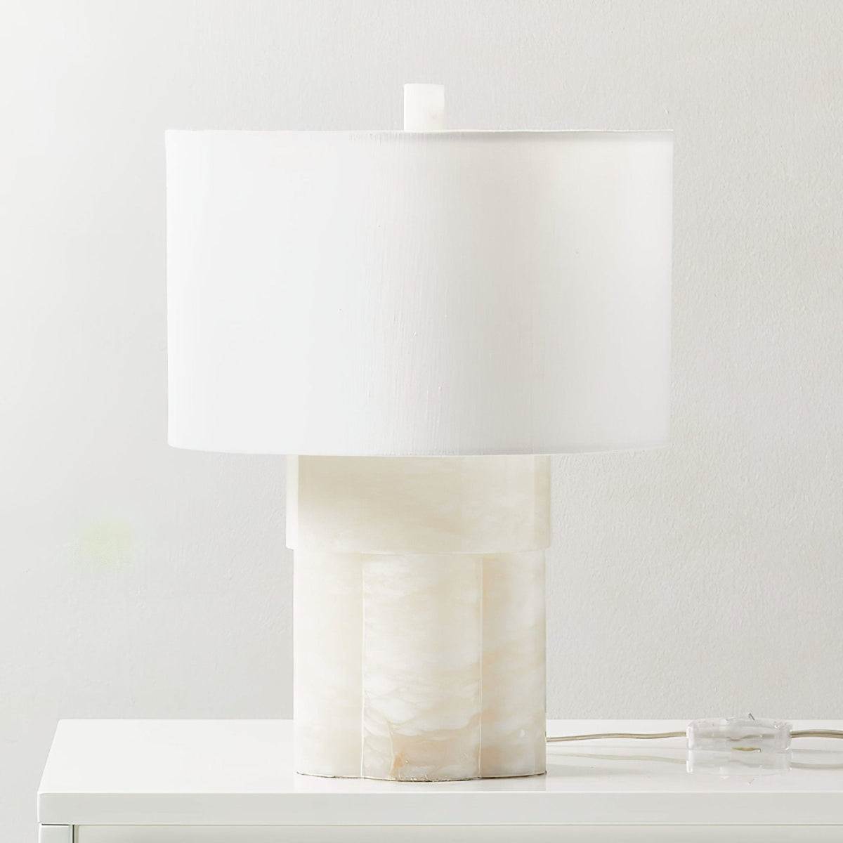 Candeeiro de mesa Albalia moderno em alabastro