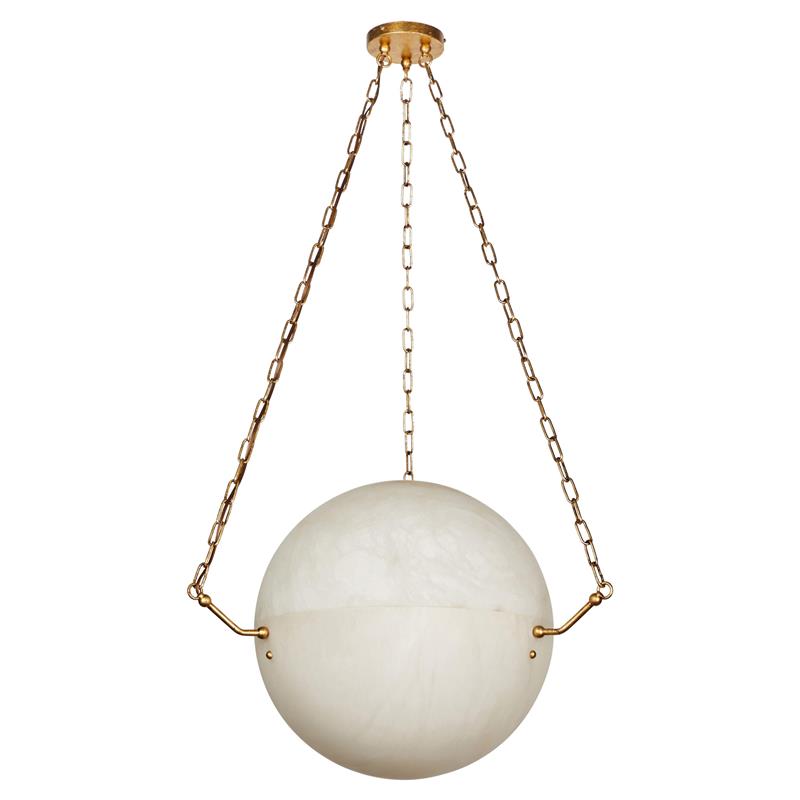 Himinuvys moderne minimalistiske pendellampe i alabast