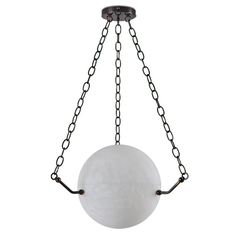 Himinuvys moderne minimalistiske pendellampe i alabast