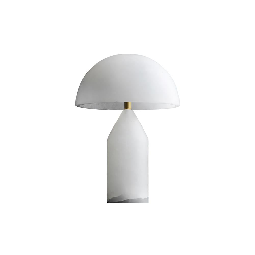 Mossie-bordlampe i alabast