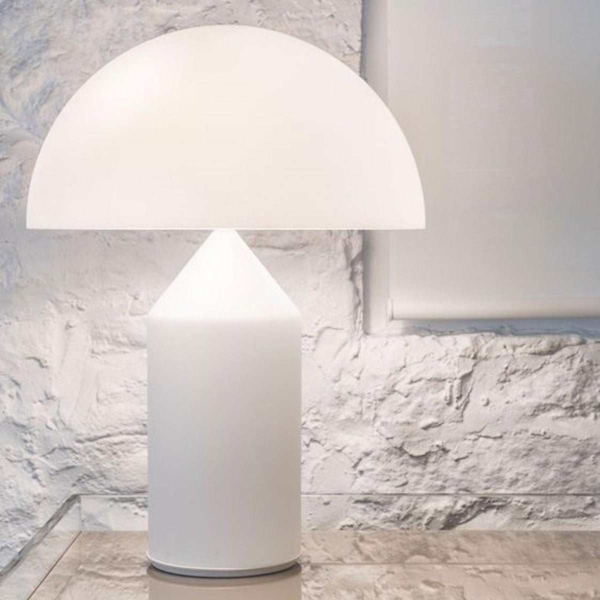 Candeeiro de mesa artístico em vidro Hesrin