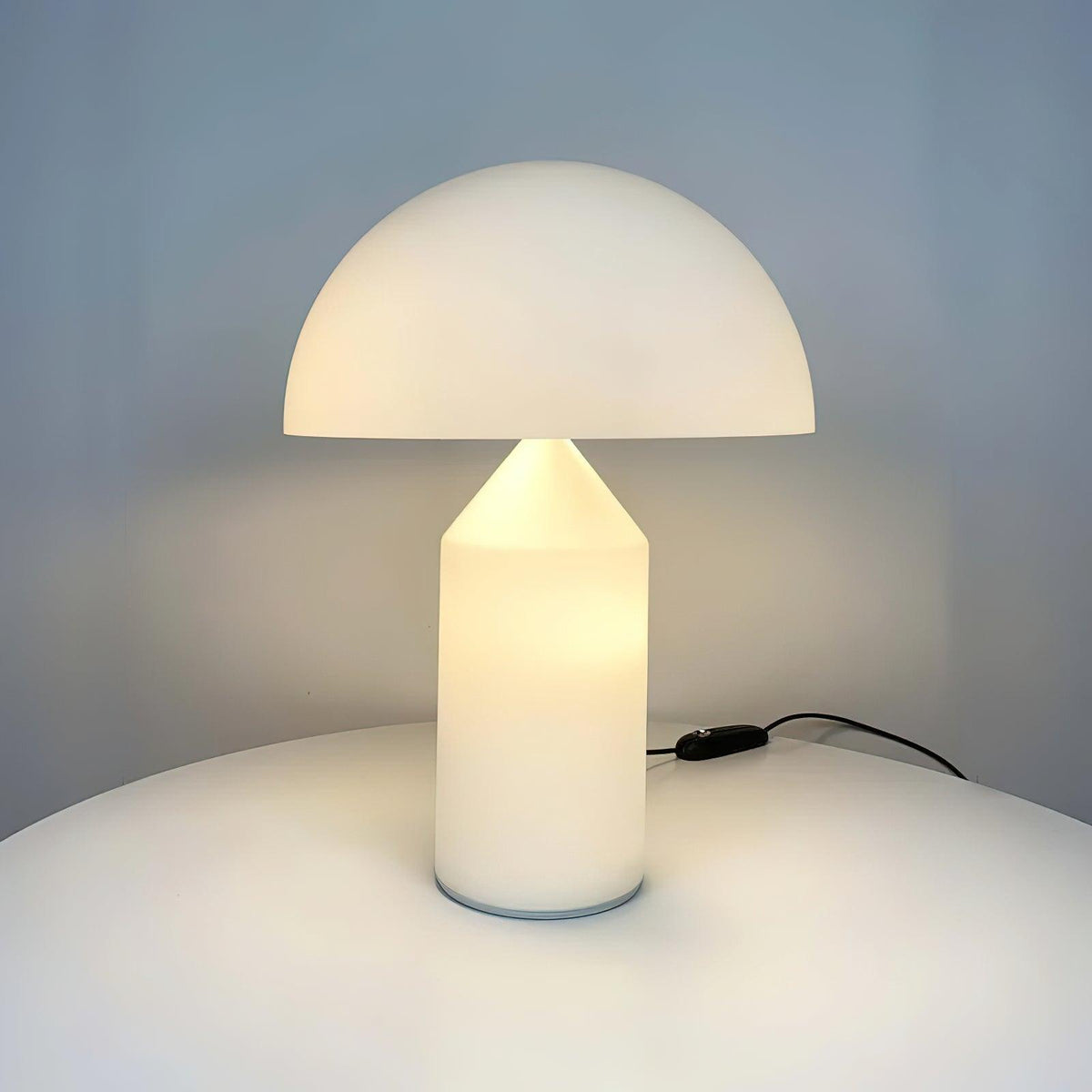 Candeeiro de mesa artístico em vidro Hesrin