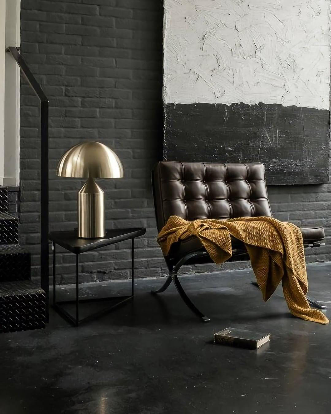 Selisina industriell minimalistisk bordslampa