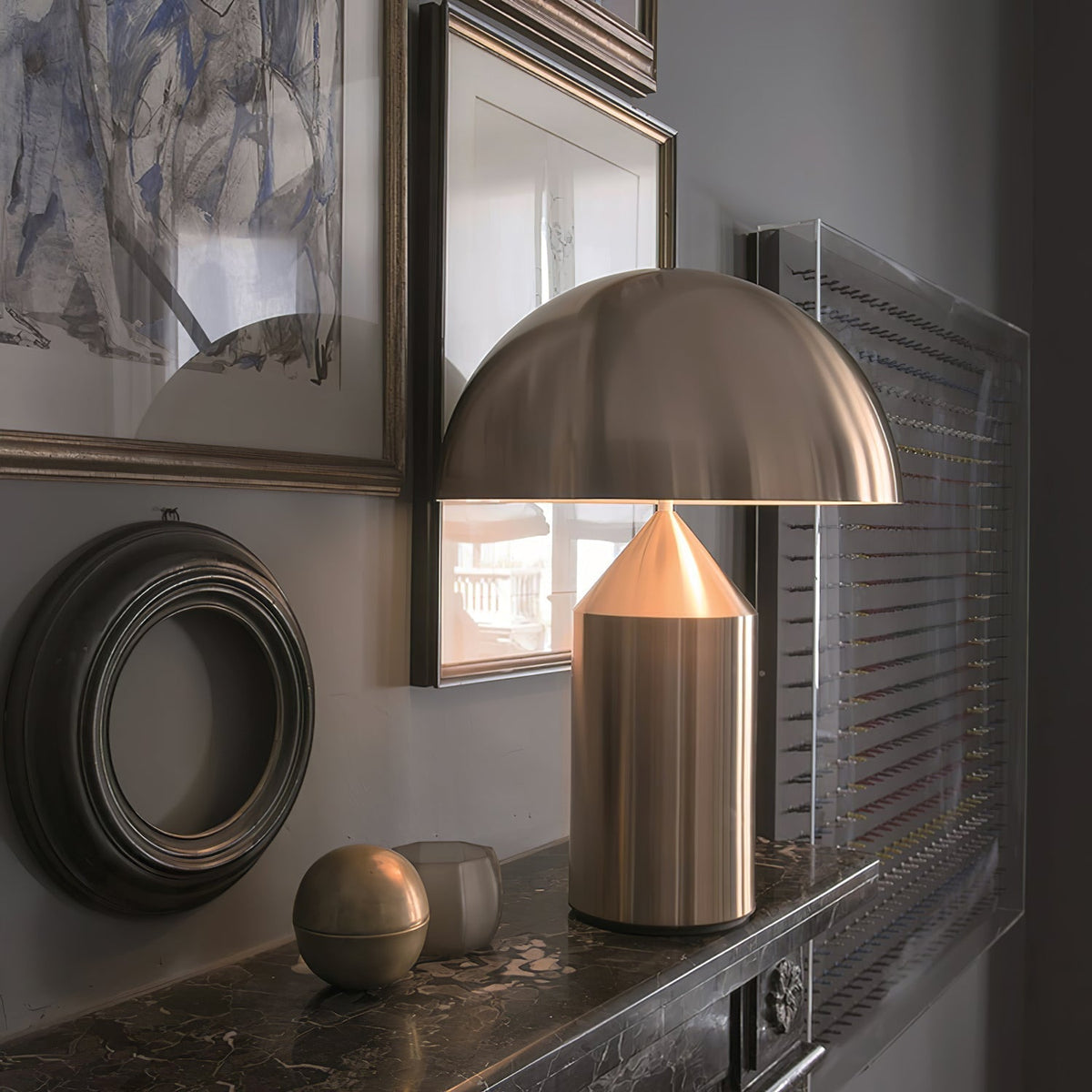 Selisina industriell minimalistisk bordslampa