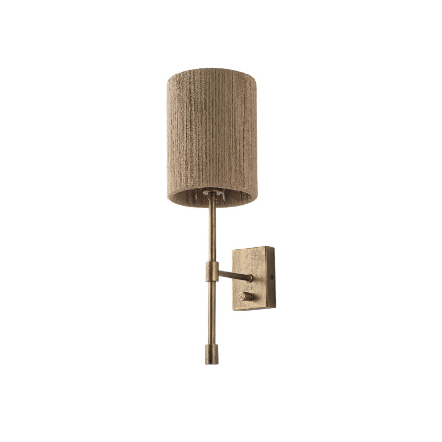 Eirikuvyo Modern Minimalistisk Vägglampa i metall och tyg