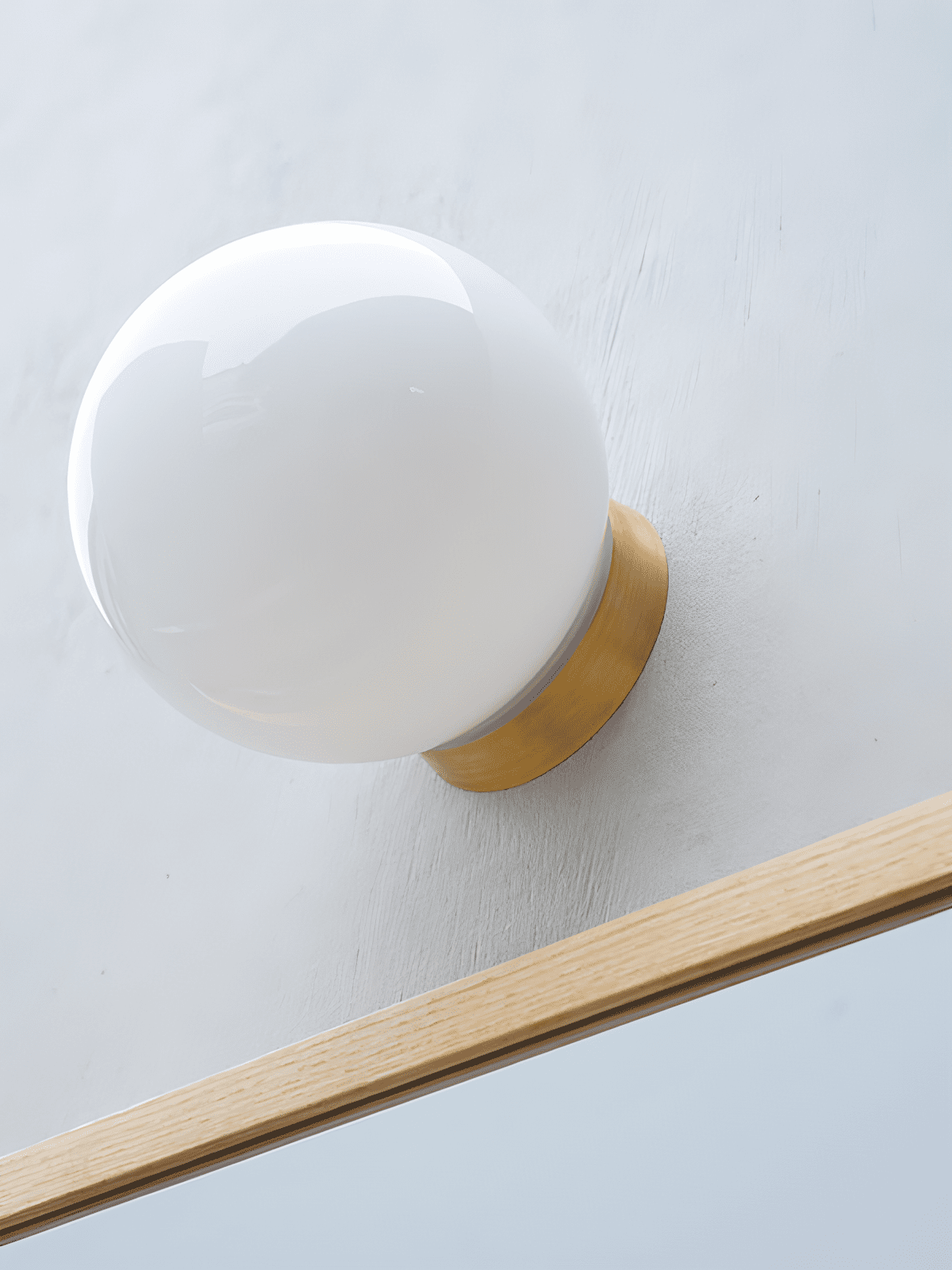 Mirov klotformad vägglampa i glas