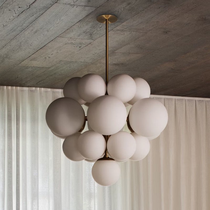 Lustre em conjunto de alabastro Niveora Cloud