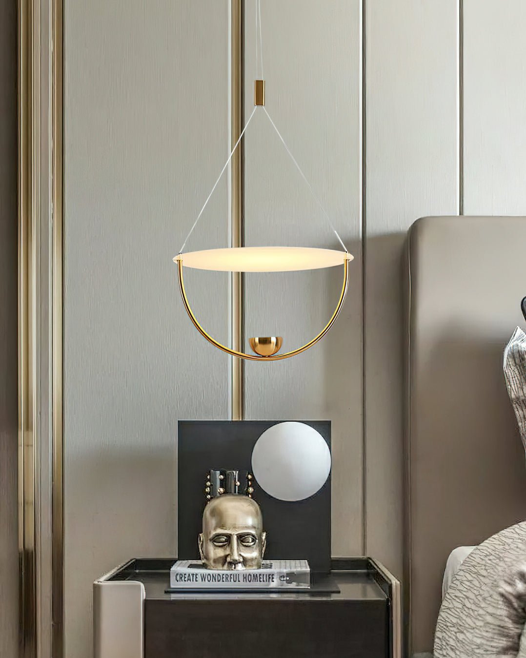 Vecaros Moderni minimalistinen kiekkoriippuvalaisin