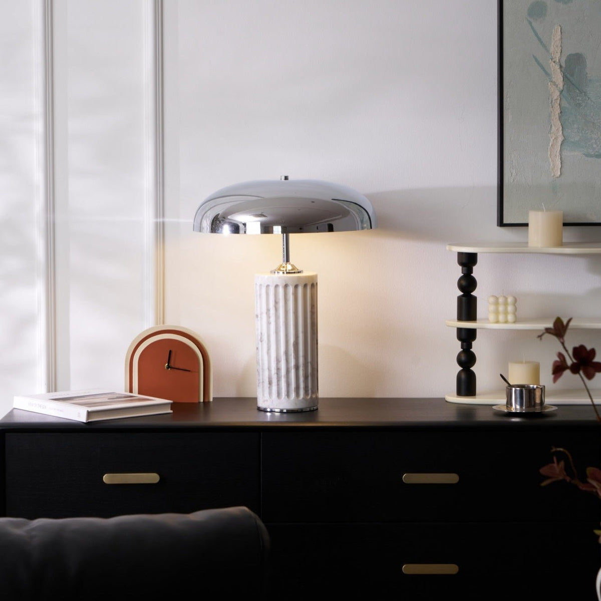 Zenith moderne marmorbordlampe