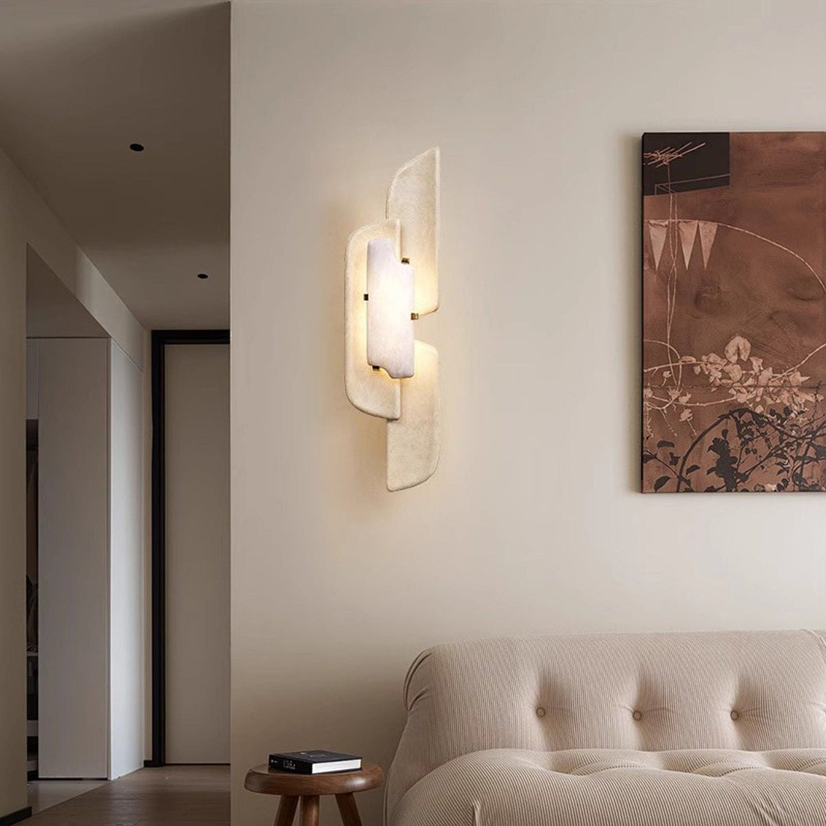 Lysara Aurellin vägglampa i alabaster