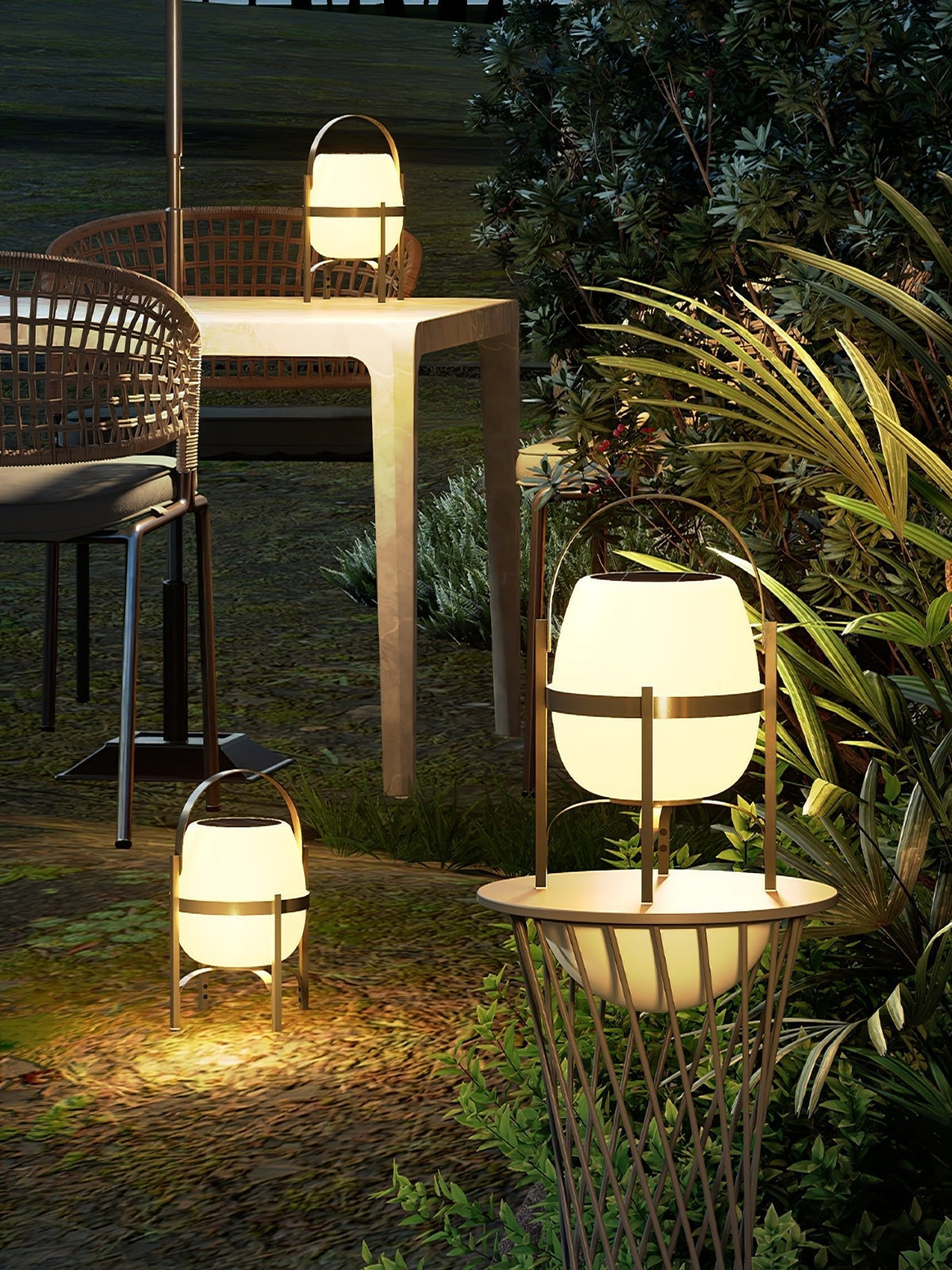 Lioranina minimalistisk udendørslampe