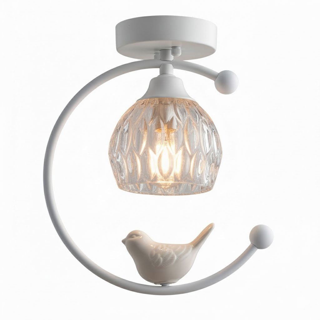 Otis Linearo kunstnerisk keramisk fugleloftlampe