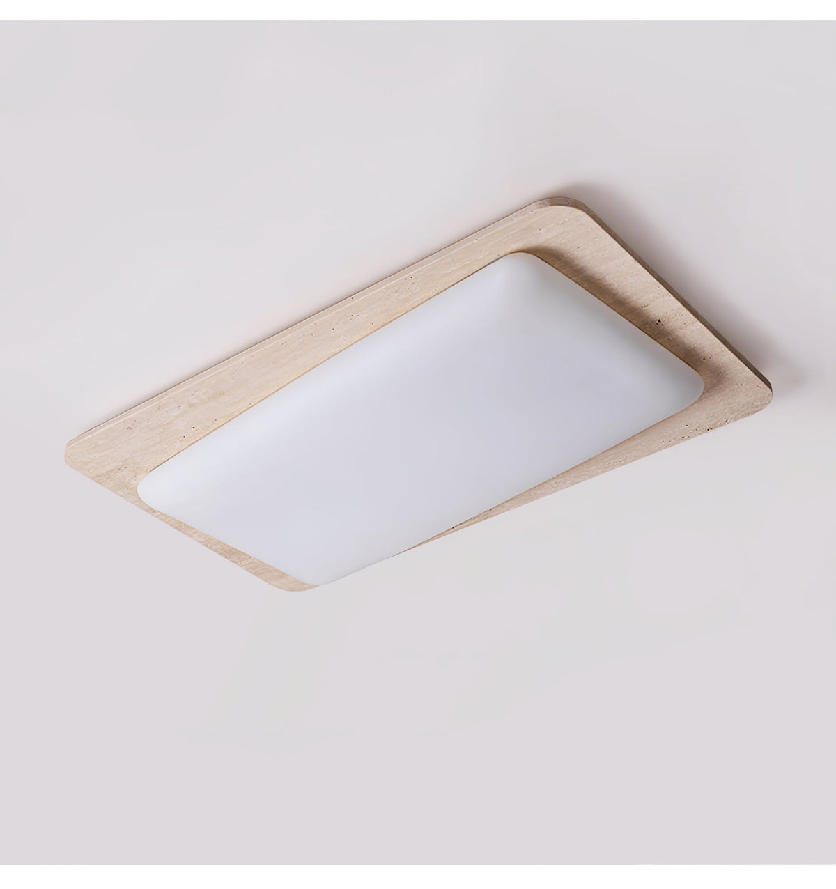 Seranina loftlampe i travertin