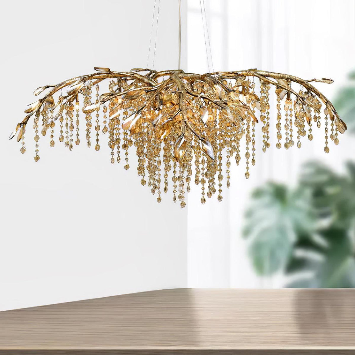 Candeeiro de lustre em cristal Luxiiel, de luxo pós-moderno, Crepúsculo