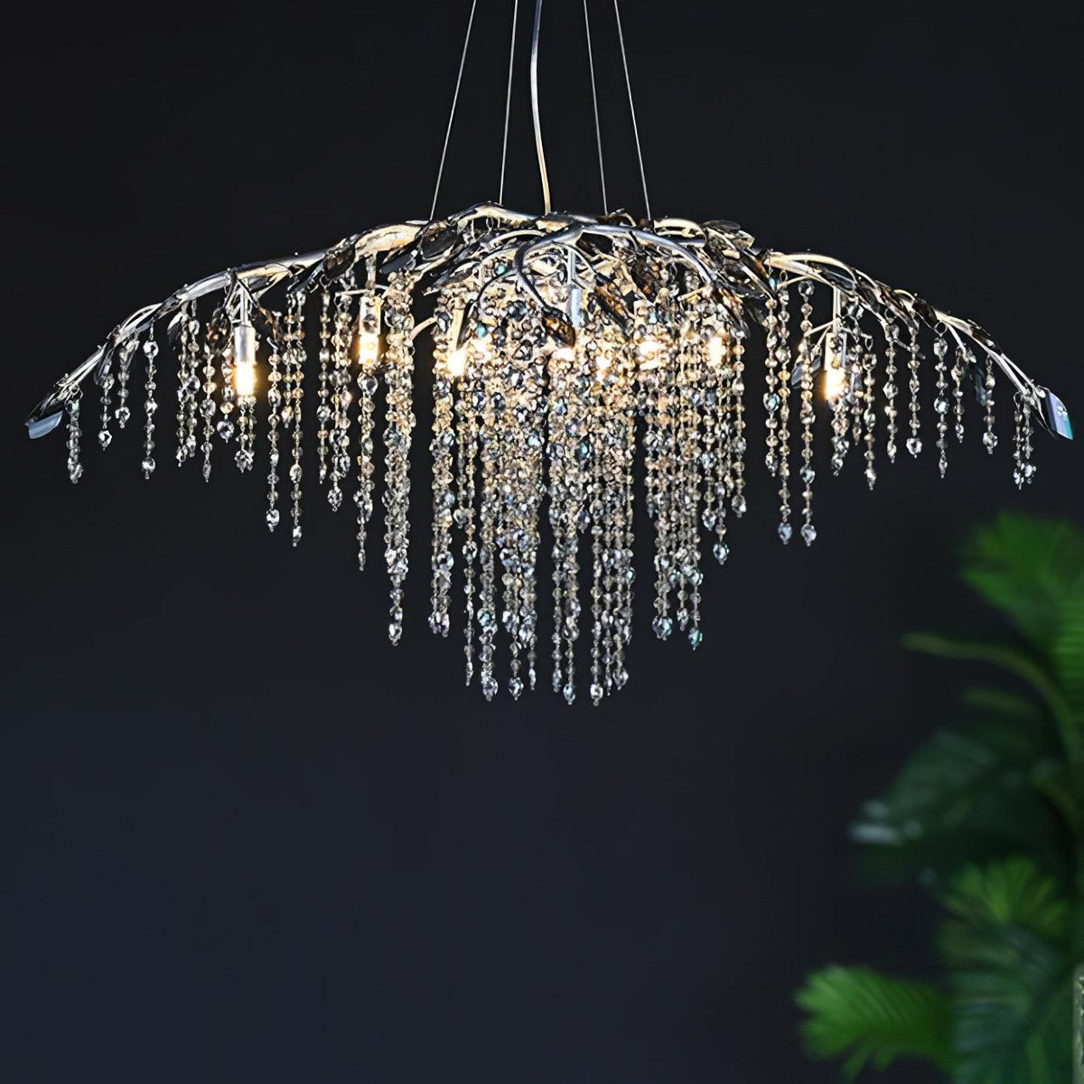 Candeeiro de lustre em cristal Luxiiel, de luxo pós-moderno, Crepúsculo