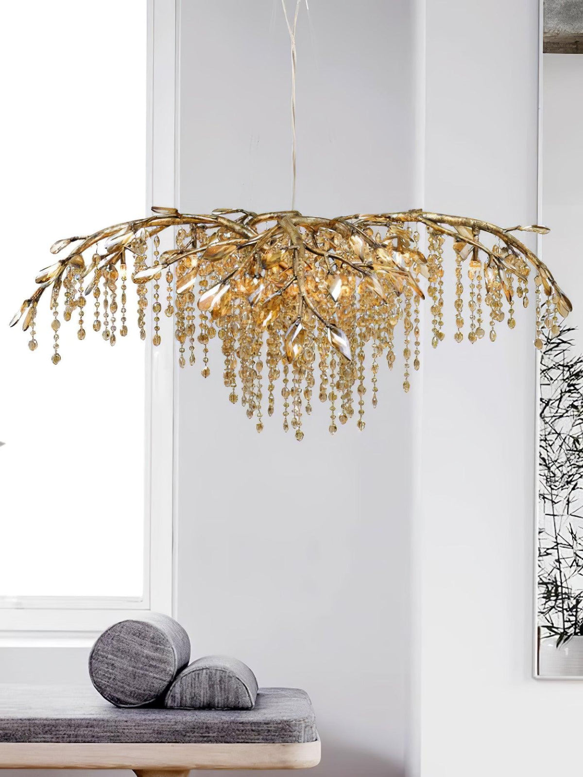 Candeeiro de lustre em cristal Luxiiel, de luxo pós-moderno, Crepúsculo