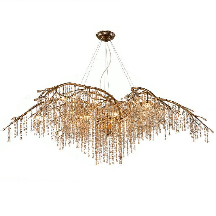 Candeeiro de lustre em cristal Luxiiel, de luxo pós-moderno, Crepúsculo