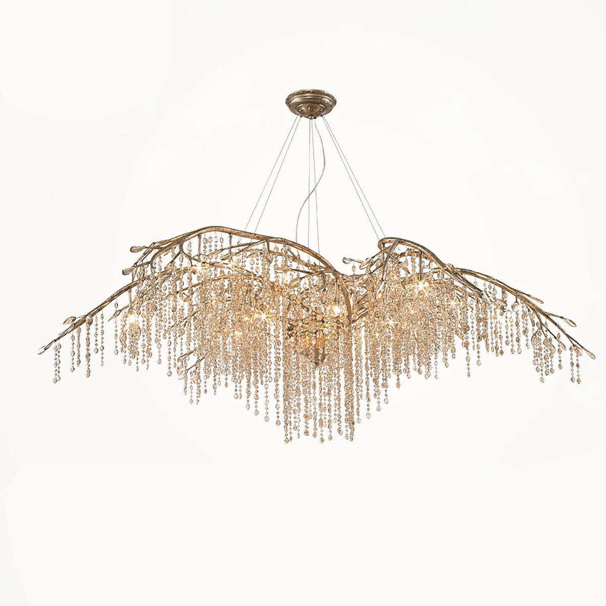 Candeeiro de lustre em cristal Luxiiel, de luxo pós-moderno, Crepúsculo
