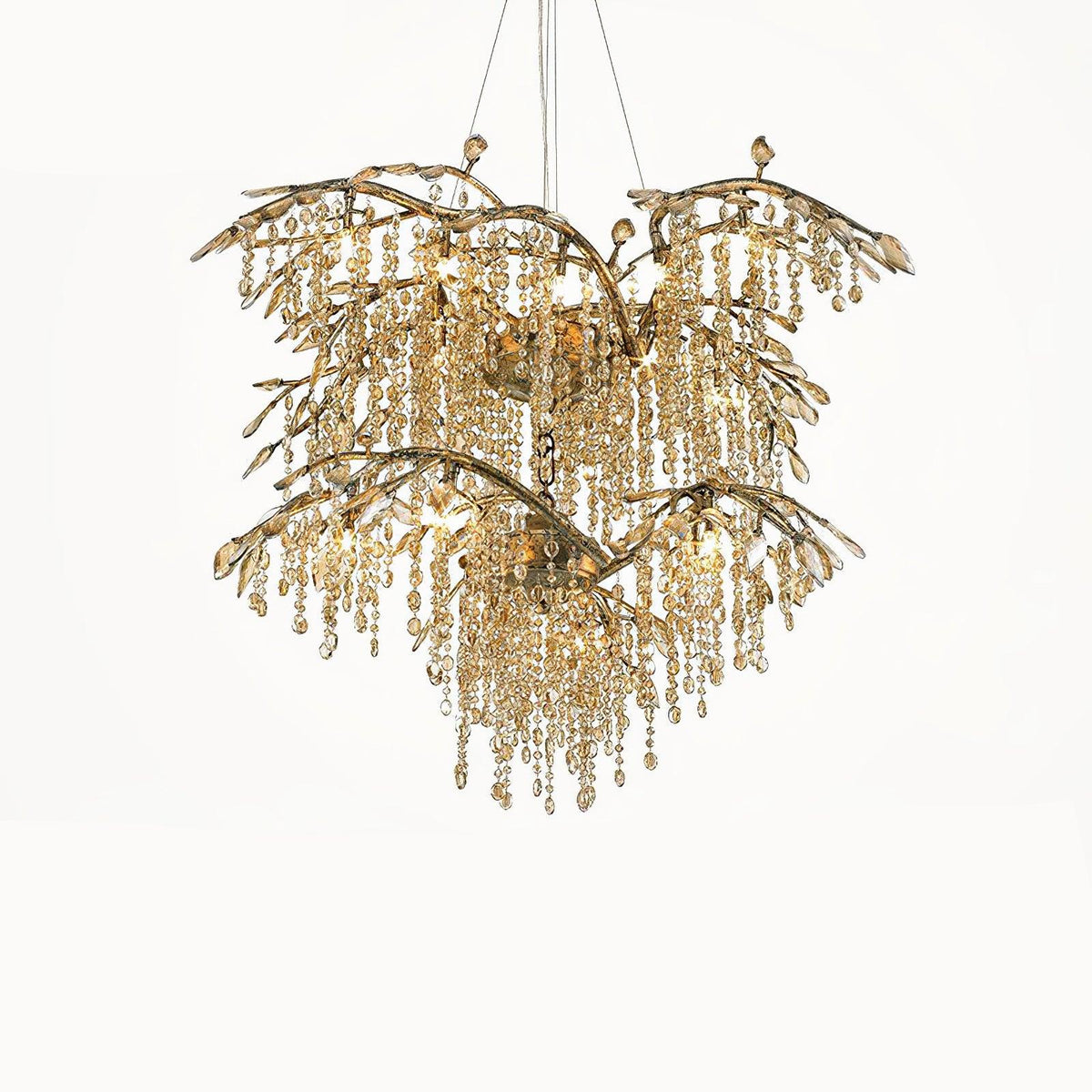 Candeeiro de lustre em cristal Luxiiel, de luxo pós-moderno, Crepúsculo