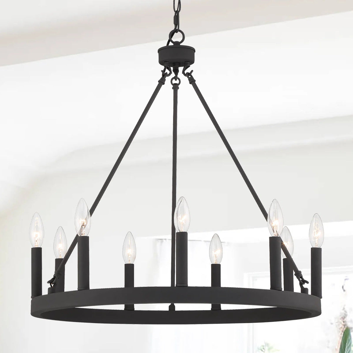 Mjolkuvyo moderne minimalistisk lysekrone i metal