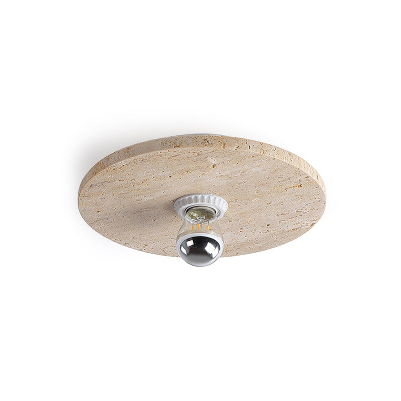 Norarora-loftslampe i travertin