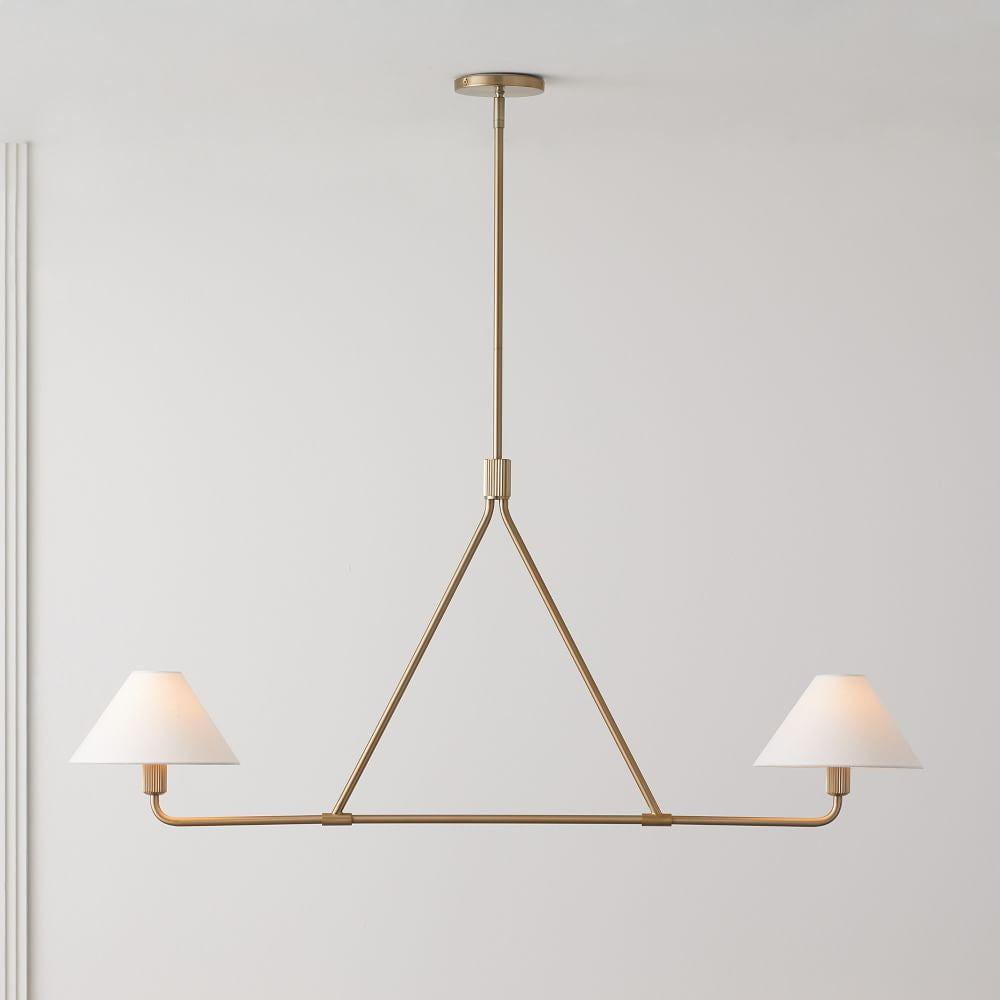Candelabro de vaso com cúpula cónica, minimalista