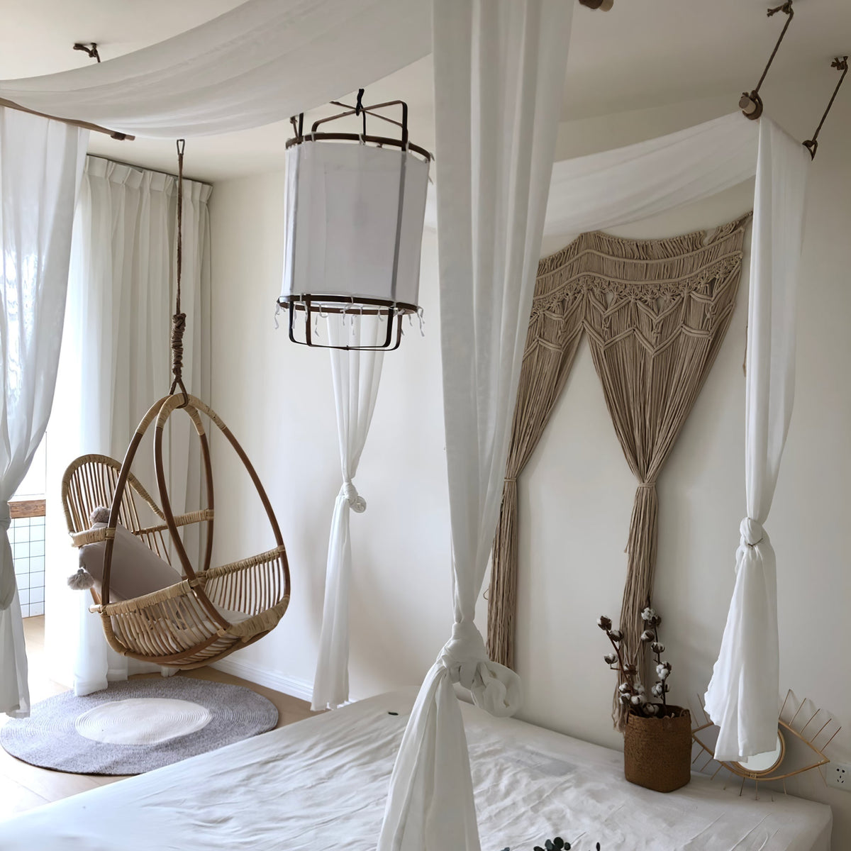 Arioelia-pendel med bambusskærm til stuen