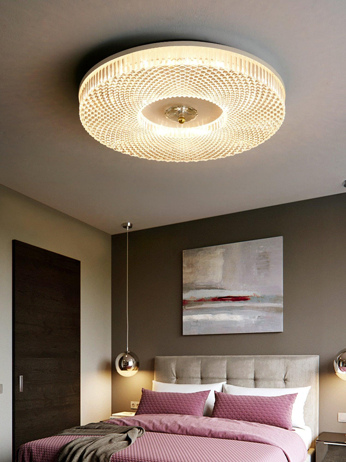 Nirenaine LED-loftljós úr akrýl fyrir loft
