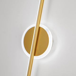 Leigh Design Linjär LED Vägglampa Svart/Guld Metall+Silikagel Runda/Fyrkant Vardagsrum/Sovrum
