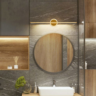 Leigh Design Linjär LED Vägglampa Svart/Guld Metall+Silikagel Runda/Fyrkant Vardagsrum/Sovrum