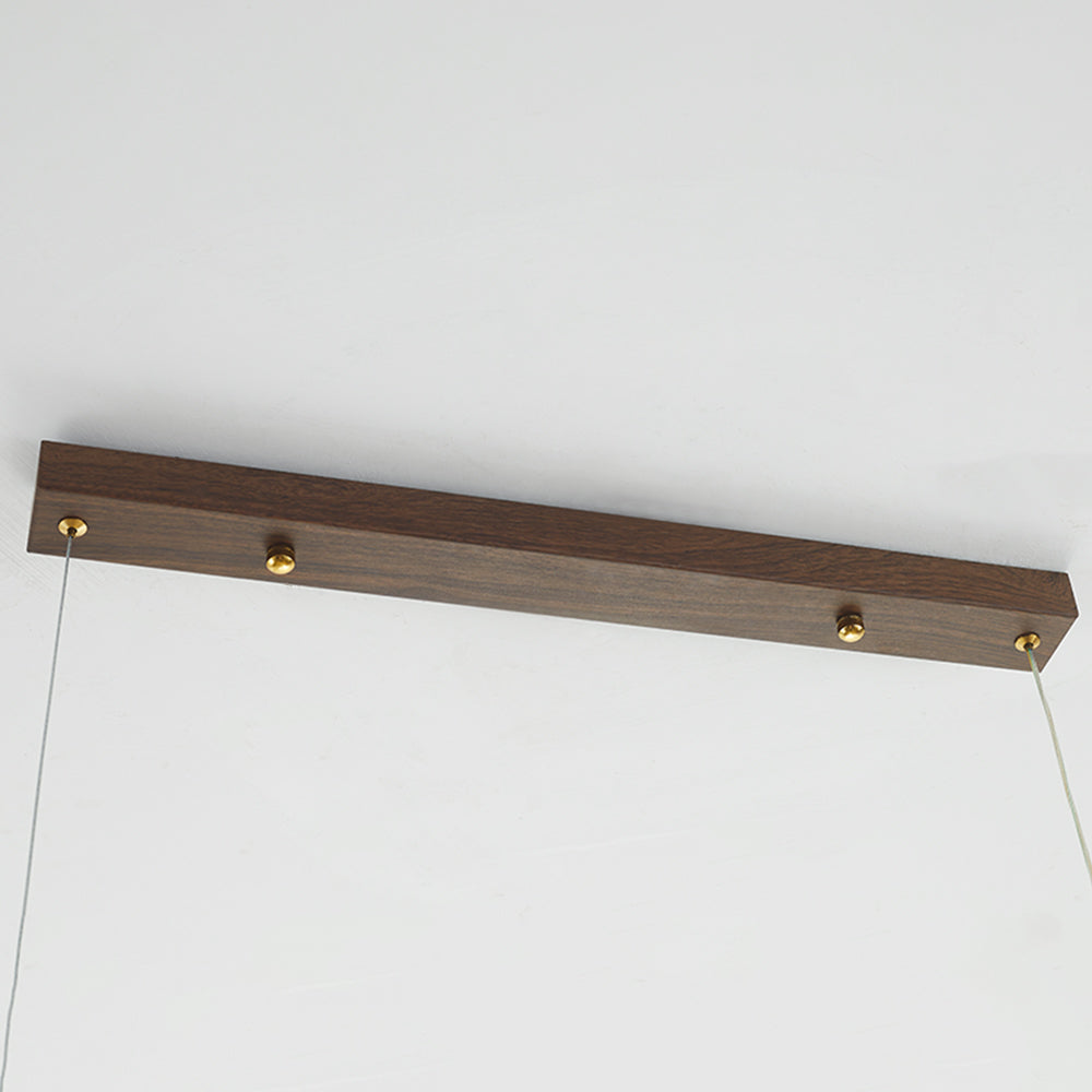 Muto moderne minimalistisk pendellampe, metal med vandtransfertræ