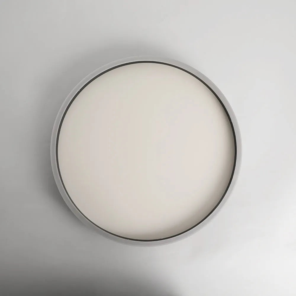 Arisha minimalistisk ringformet loftlampe i metal, sort