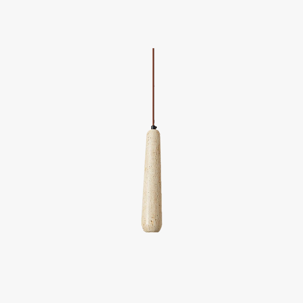 Muto minimalistisk pendellampa i trä, naturlig träfärg