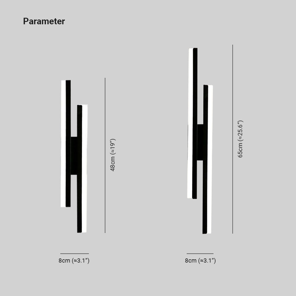 Marien Wall Lamp Minimalist Geometric Black/White
