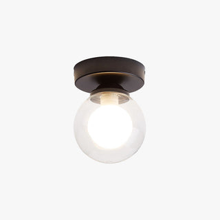 Valentina Art Deco Taklampa med Klar Globe Färg för Infällt Montage
