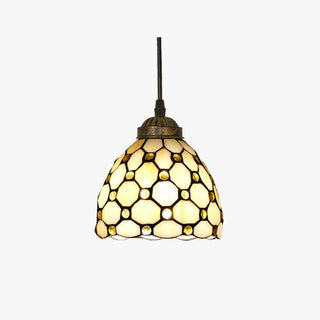 Alessio Retro LED Pendellampa Målat Glas/Metall Gul/Beige/Brunt/Khaki/Blå/Lila Vardagsrum/Sovrum