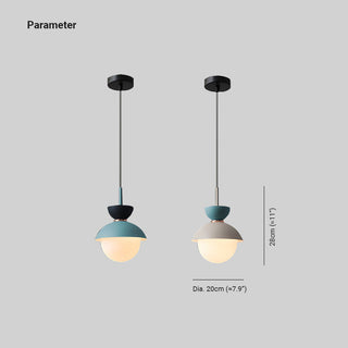 Cairns Design Minimalistisk LED Pendellampa Metall Svart/Grå/Rosa/grön Vardagsrum/Matsal/Sovrum