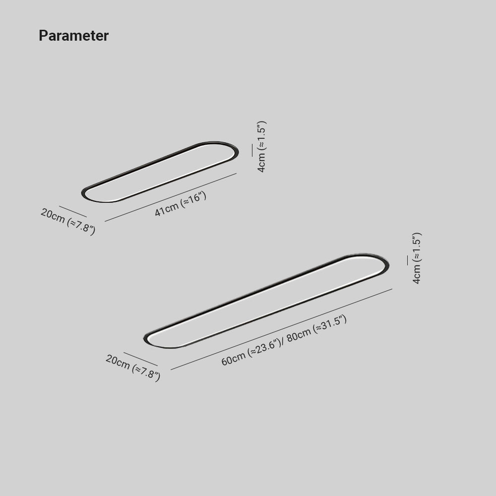 Lenova Ceiling Light Oval Minimalist
