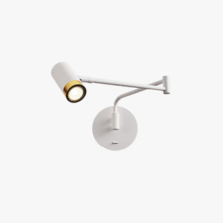 Cooley Modern Justerbar Metall Vägglampa Svart/Vit Sovsrum/Vardagsrum