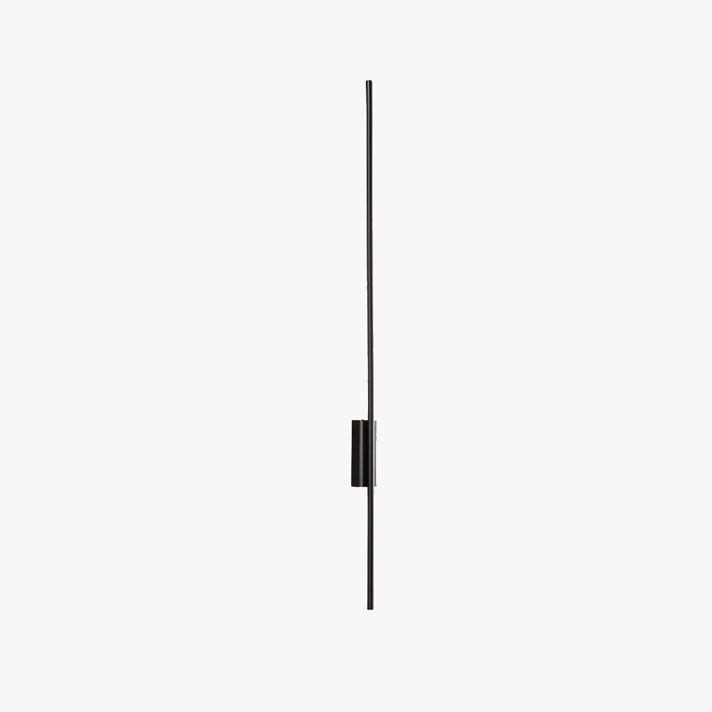 Arisha modern linjär metall- och sovrumsvägglampa, svart/mässing