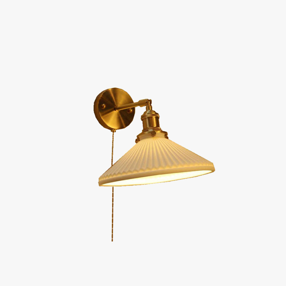 Arisha skrynklig nordisk modern byrålampa