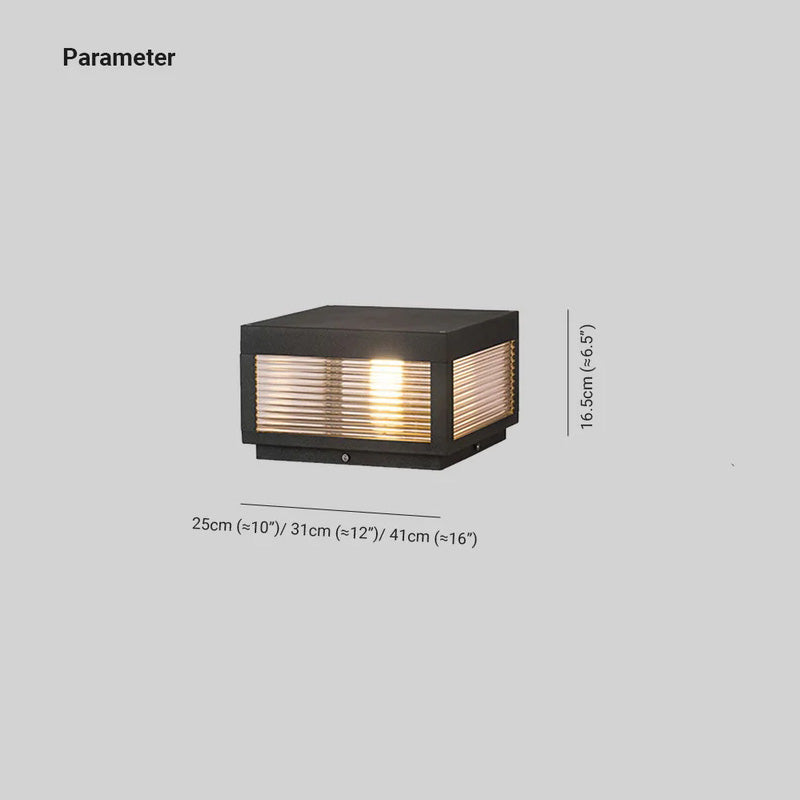 Lenorae Outdoor Light Post Vintage LED