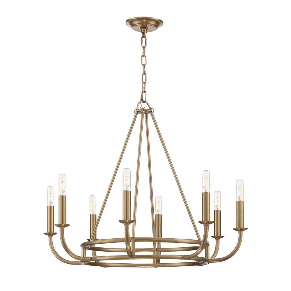 Xenuvyh Modern Minimalist Vintage Industrial Metal Chandelier